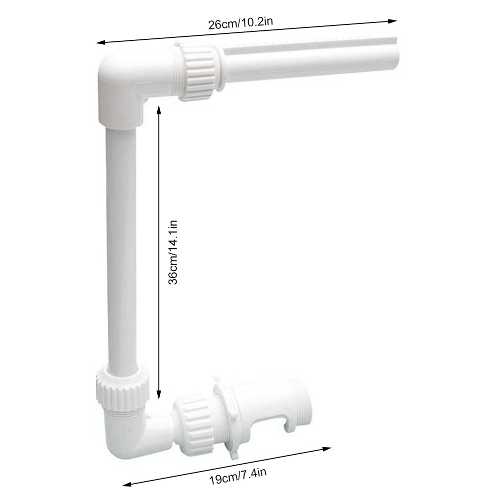 Swimming Pool Waterfall Fountain Kit PVC Feature Water Spay Pools Spa Decorations Easy Install Swimming Pool Accessories. 