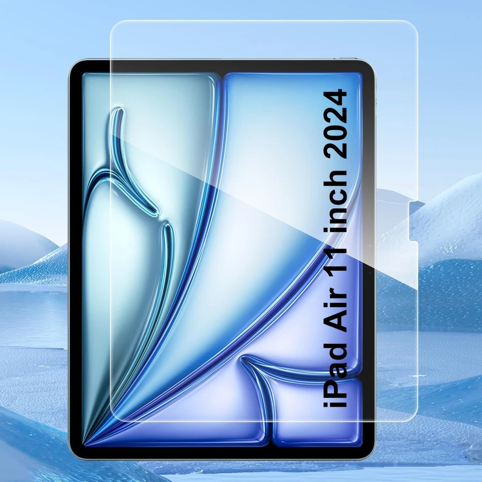 Apple iPad Air 11‑inch (M2) A2903,A2904,A2902 HD Tempered Glass Screen Protector