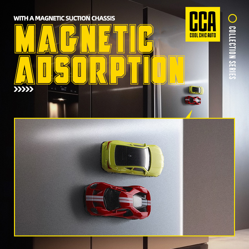 CCA 1:64  Magnetic attraction function hanging model classic car static car model alloy die-casting car model collection toy. 