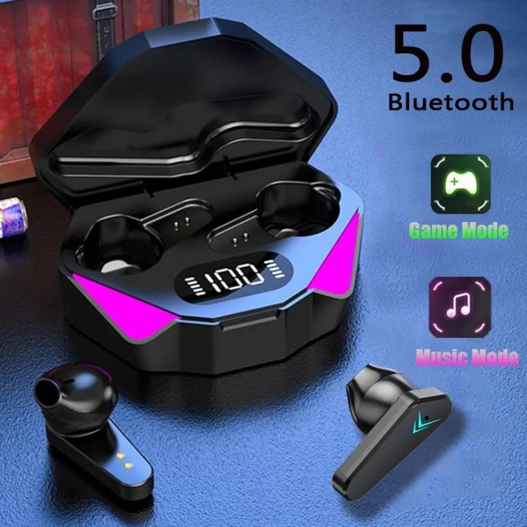 X15 TWS Wireless Earphone 5.3 bluetooth Headphone 65ms Low Latency Earbud Esport Gaming Headset Gamer With Microphone For Mobile. 