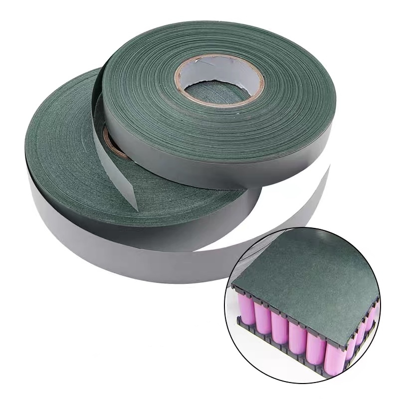 5 Meters/Roll 18650 21700 lithium Battery Pack Insulation Sticker, Highland Barley Paper Wrapped WithAdhesive Backing. 