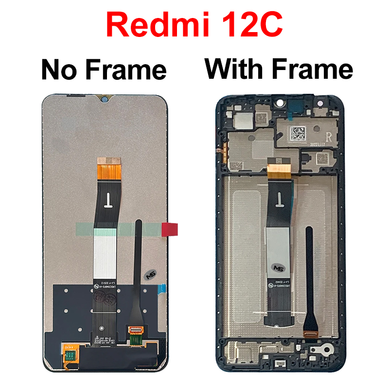 For Xiaomi  Redmi 12 LCD Display Touch Screen Digitizer For Redmi 12C LCD Display POCO C55 22120RN86G 22120RN86I Replacement. 