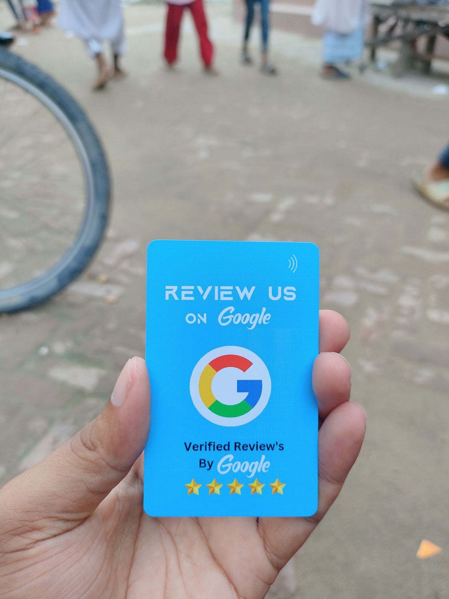 NFC Google Review Card , Customize Design Available Google Card For Your Company. 