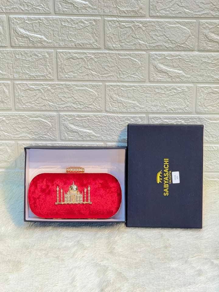 Plain Sabyasachi Clutch. 