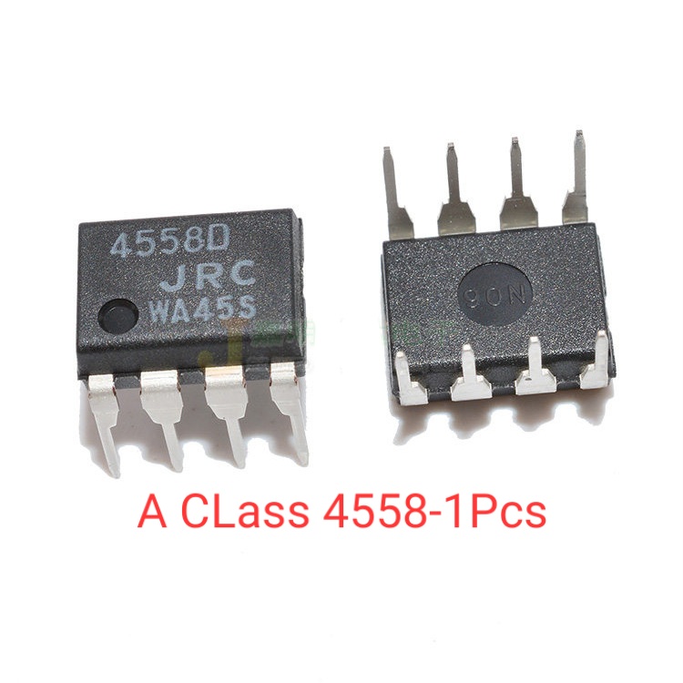 DIP OPAMP Integrated Circuit 4558 4558D JRC4558 JRC4558D Operational Amplifier Chip IC Dual Audio High Gain 8Pin DIP Electrical Circuitry & Parts