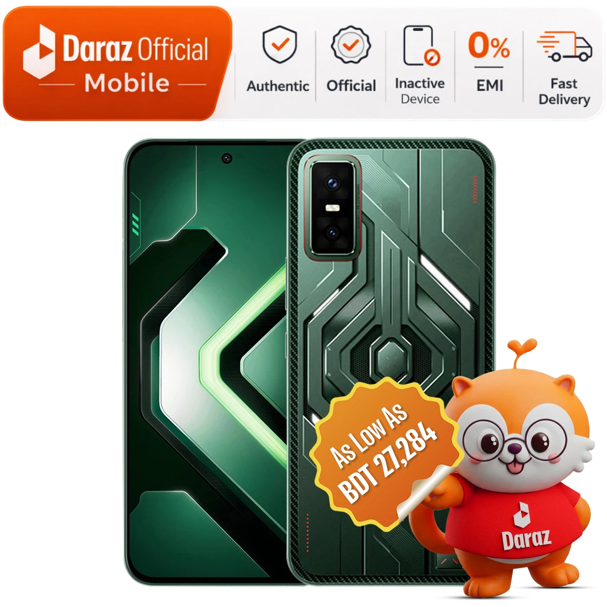 Infinix GT 30 | 8GB/256GB ROM With Free - Xpower 10 GO 10K mAh Power Bank