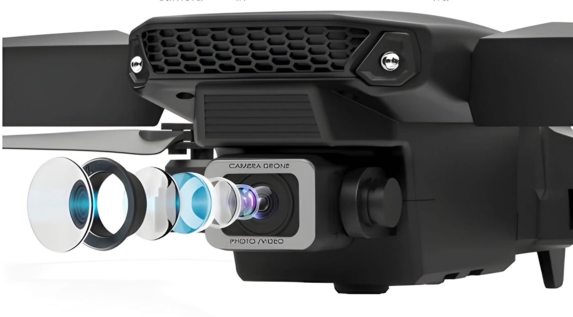 Drone E88 pro Dual camera Drone 4k video drone dual battery e88 pro. 