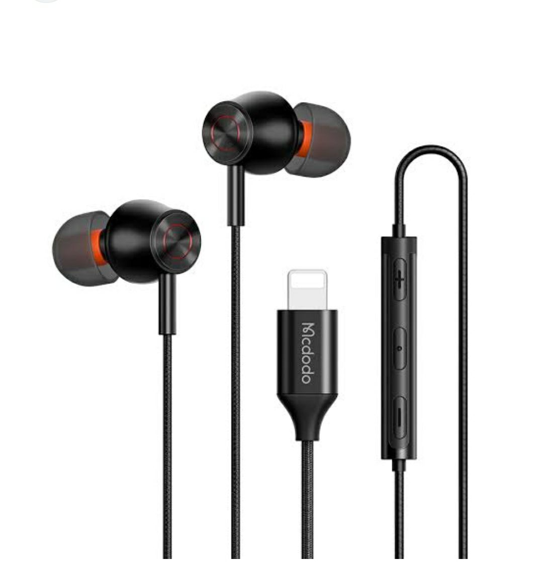 Mcdodo Earphone for Lightning HP-3480(Calling and Music). 