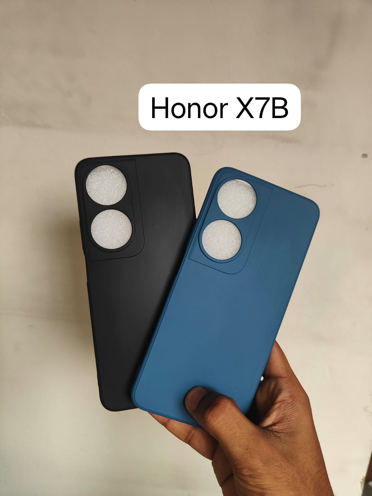 For Honor X7B Back Cover Matte Simple Solid Color Soft Silicone TPU Case