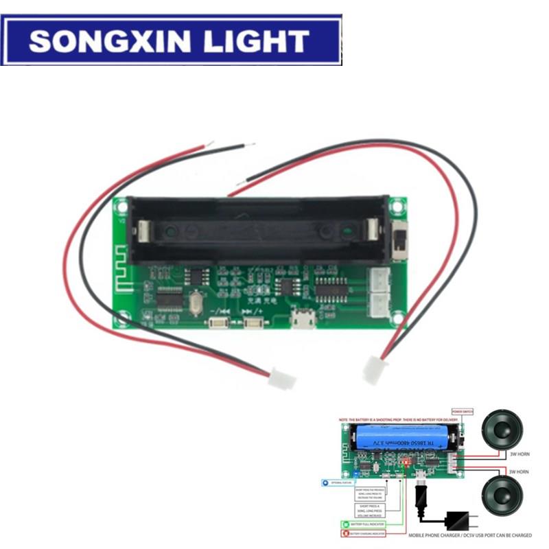 XH-A153 Lithium Battery Bluetooth 5.0 Dual-channel 2 Ch Channel Stereo Low Power Amplifier Board 3W+3W DC 5V PAM8403 Chip. 