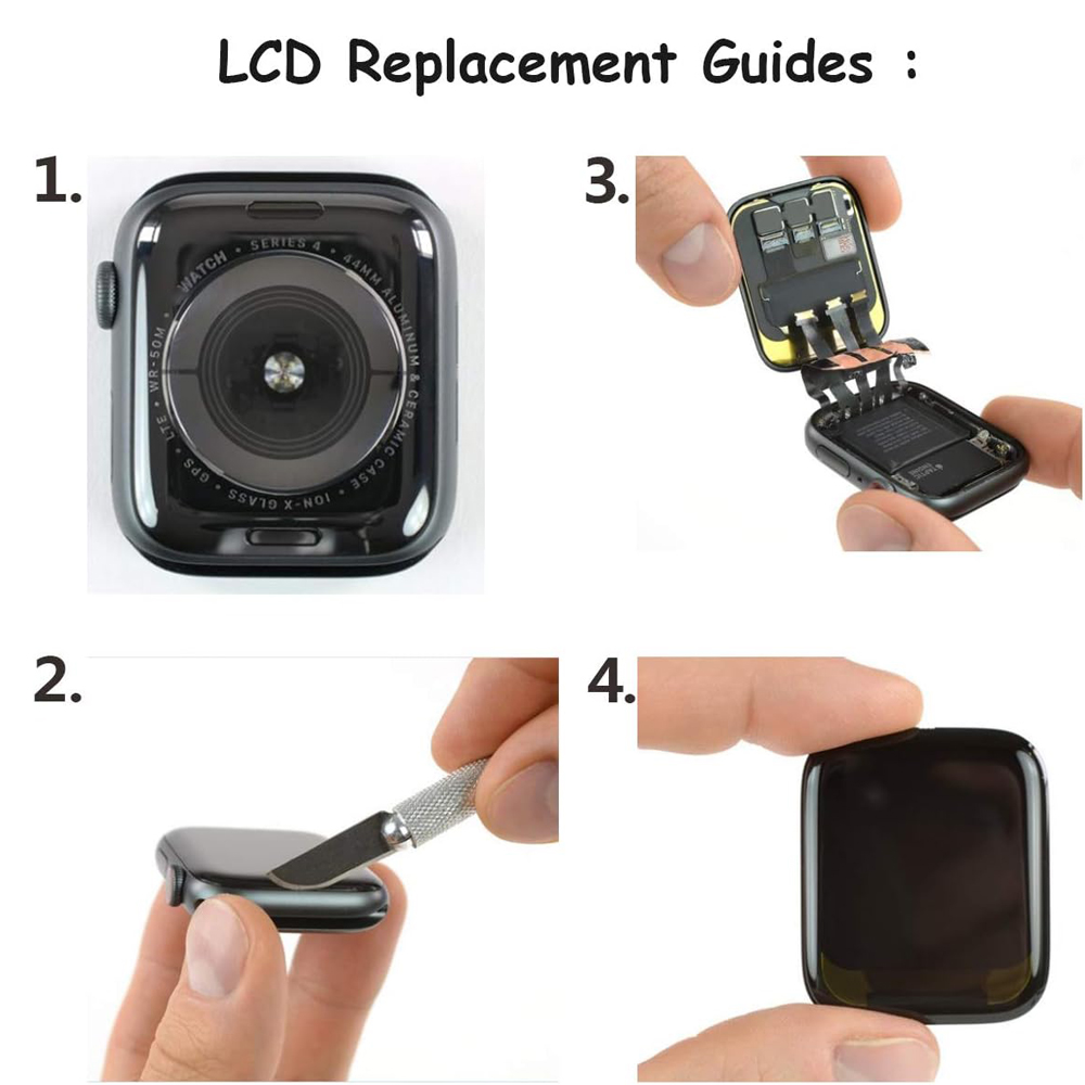 40mm/44mm LCD For Apple Watch Series 5 LCD A2157 A2156 A2095 A2094 Display Touch Screen Digitizer For iWatch SeriesSE LCD. 