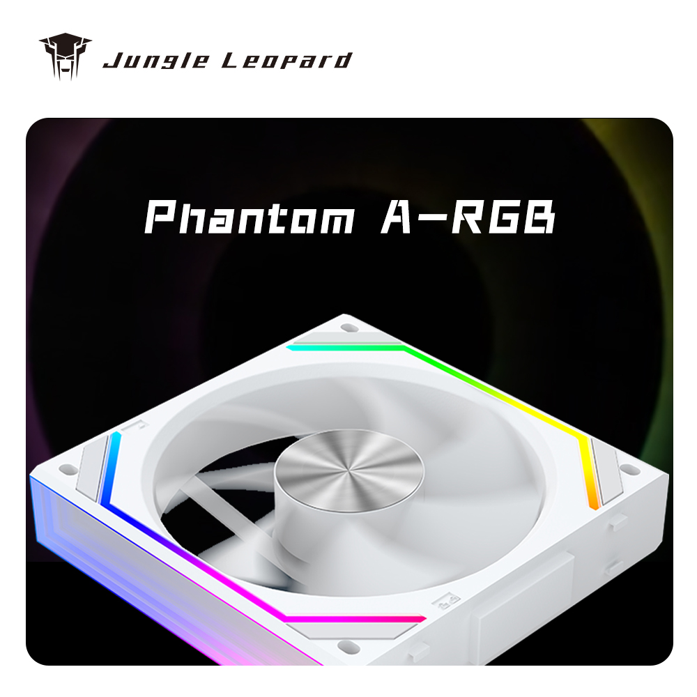 Jungle Leopard Case Fan V2RS Magic Block Free Splicing 120mm PC Computer 12V Chassis Fan Lian 3PIN 5V ARGB Divine Light Li. 