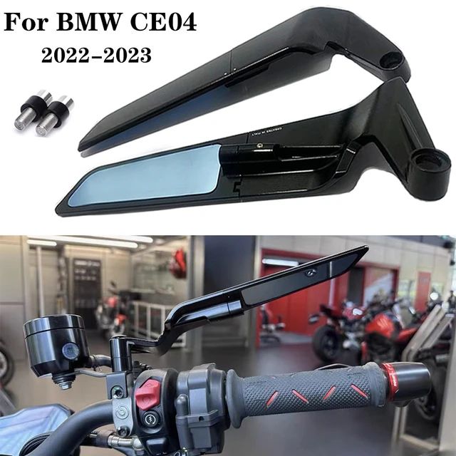 shenao rear mirror Looking Glass Motorcycle Rearview Mirrors Wind Wing Adjustable Rotating Side Mirror Winglet Compatible. 