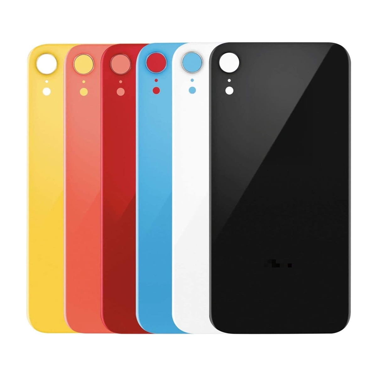 Backshell for iPhone XR Replacement Back Battery Cover Back Rear Glass Case - camera