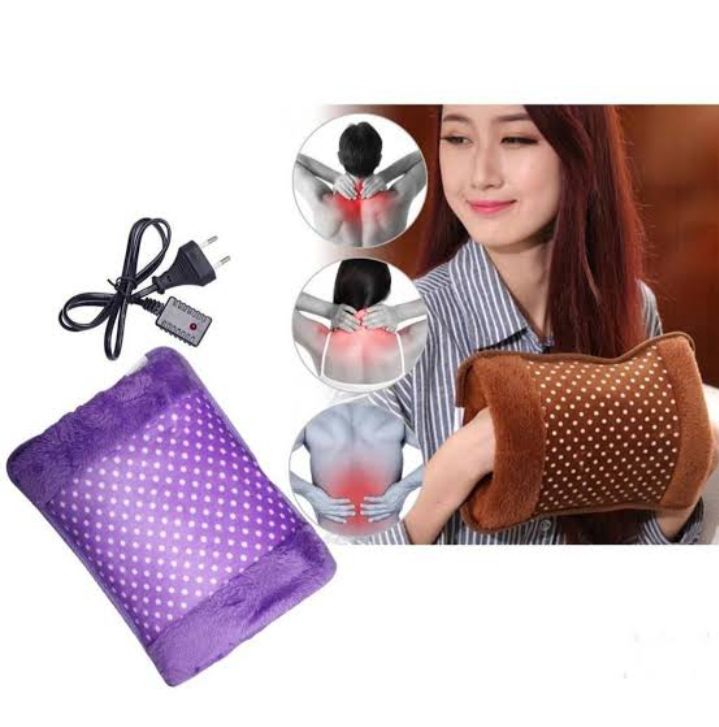 Heating Bag, Hot Water Bags For Pain Relief, Heating Bag Electric, Heating Pad-heat Pouch Hot Water Bottle Bag, Electric Hot Water Bag (Velvet Heating Bag multicolor. 