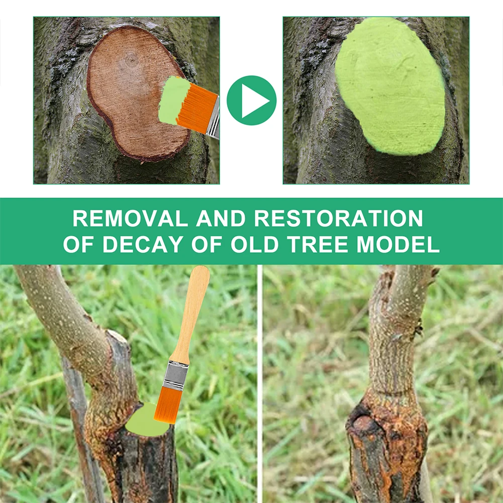 Tree Wound Bonsai Cut Paste Smear Agent Pruning Compound Sealer with Brush Waterproof Sealant Glue Adhesion Promoter 접착제. 