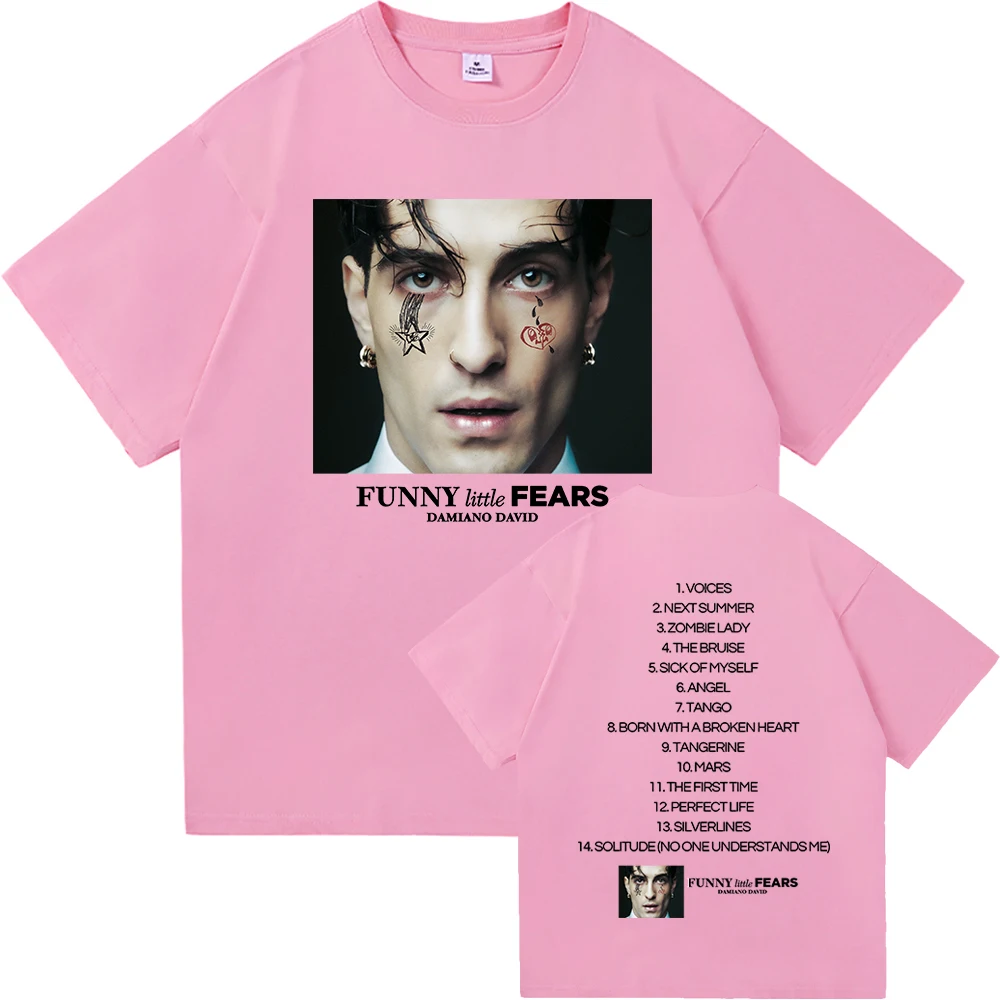 Damiano David Funny Little Fears T Shirt Women Harajuku Aesthetic