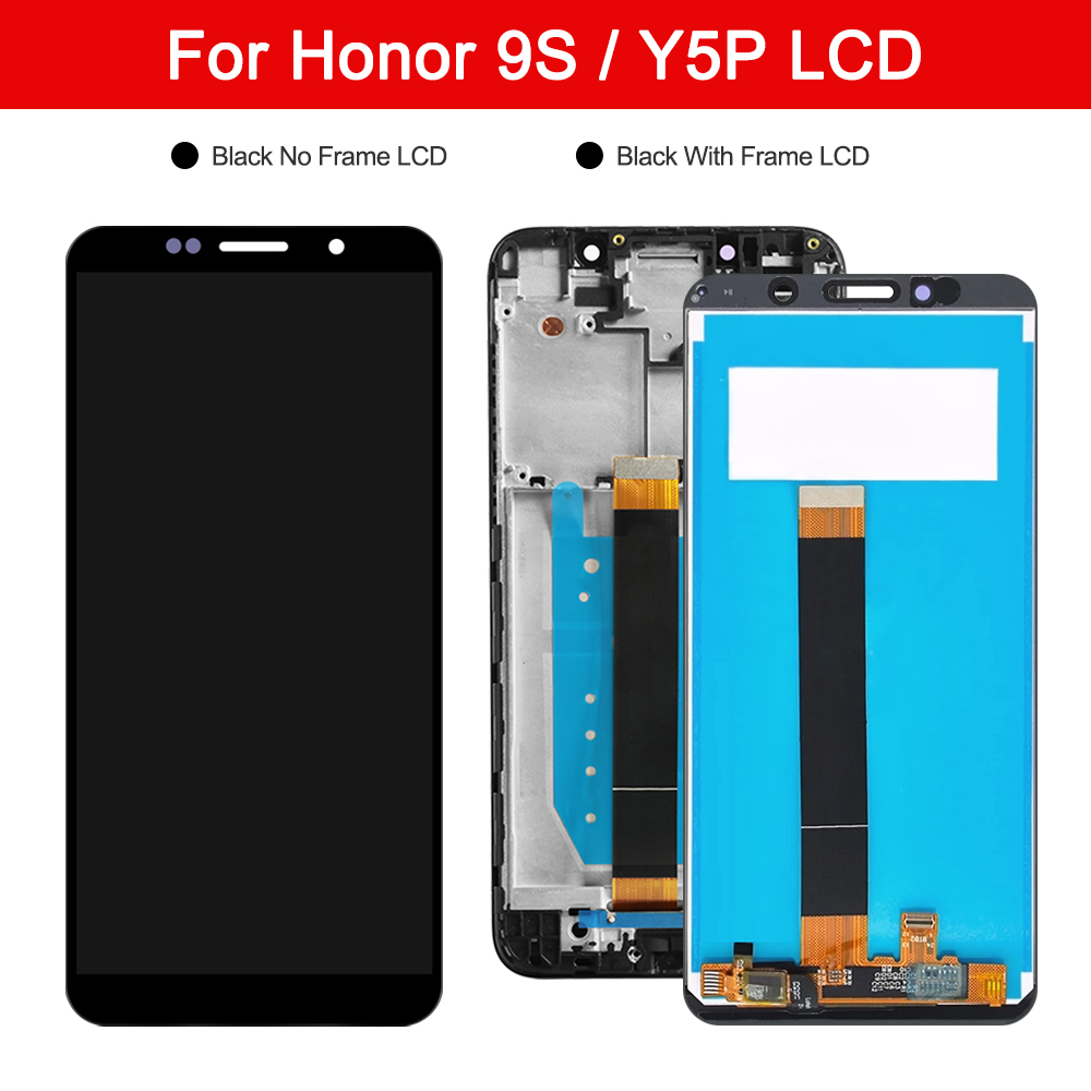High Quality 5.45" For Honor 9S DUA-LX9 LCD Display Touch screen Digitizer For Huawei Y5P 2020 LCD DRA-LX9 Replacement. 