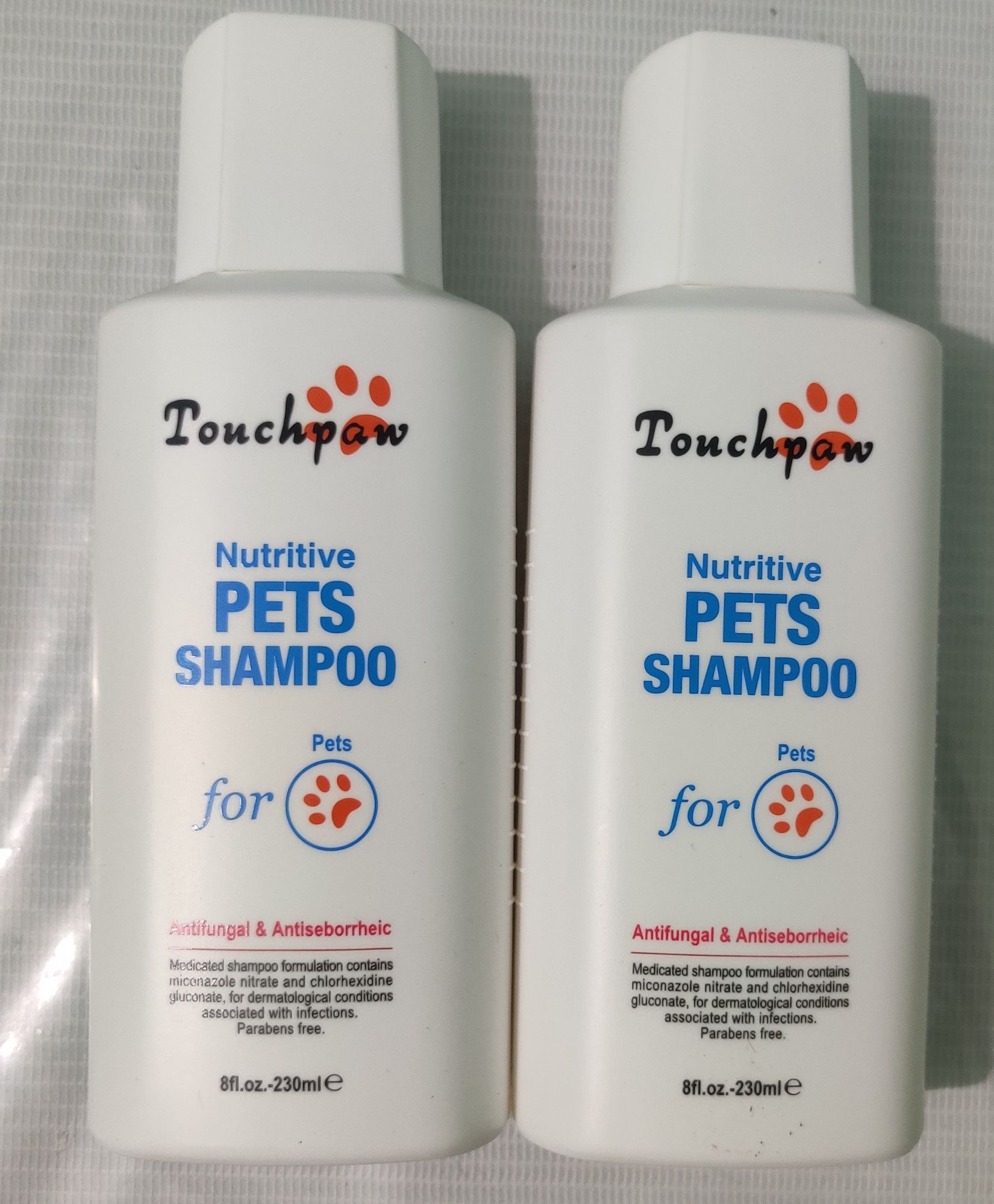 Touchpaw Antifungal Shampoo for dog and cat. 