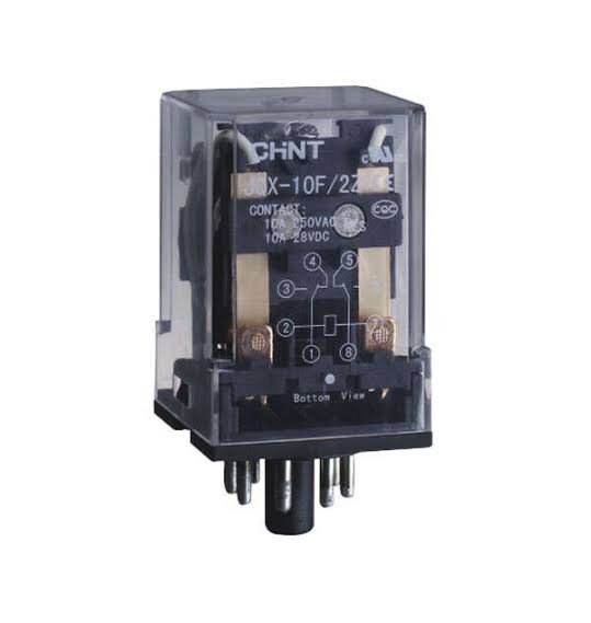 Chint Relay 220VAC with 8 pin base. 