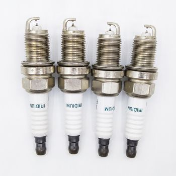 Toyota Aqua Axio Fielder Hybrid Spark Plugs 4 Pc Brand New 90919-01265  -  FK16R-A8. 