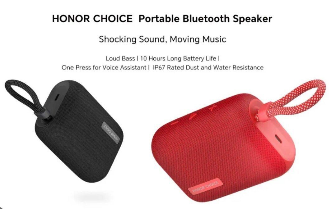 Honor Choice Portable Bluetooth Speaker Up to10 Hours Battery Life