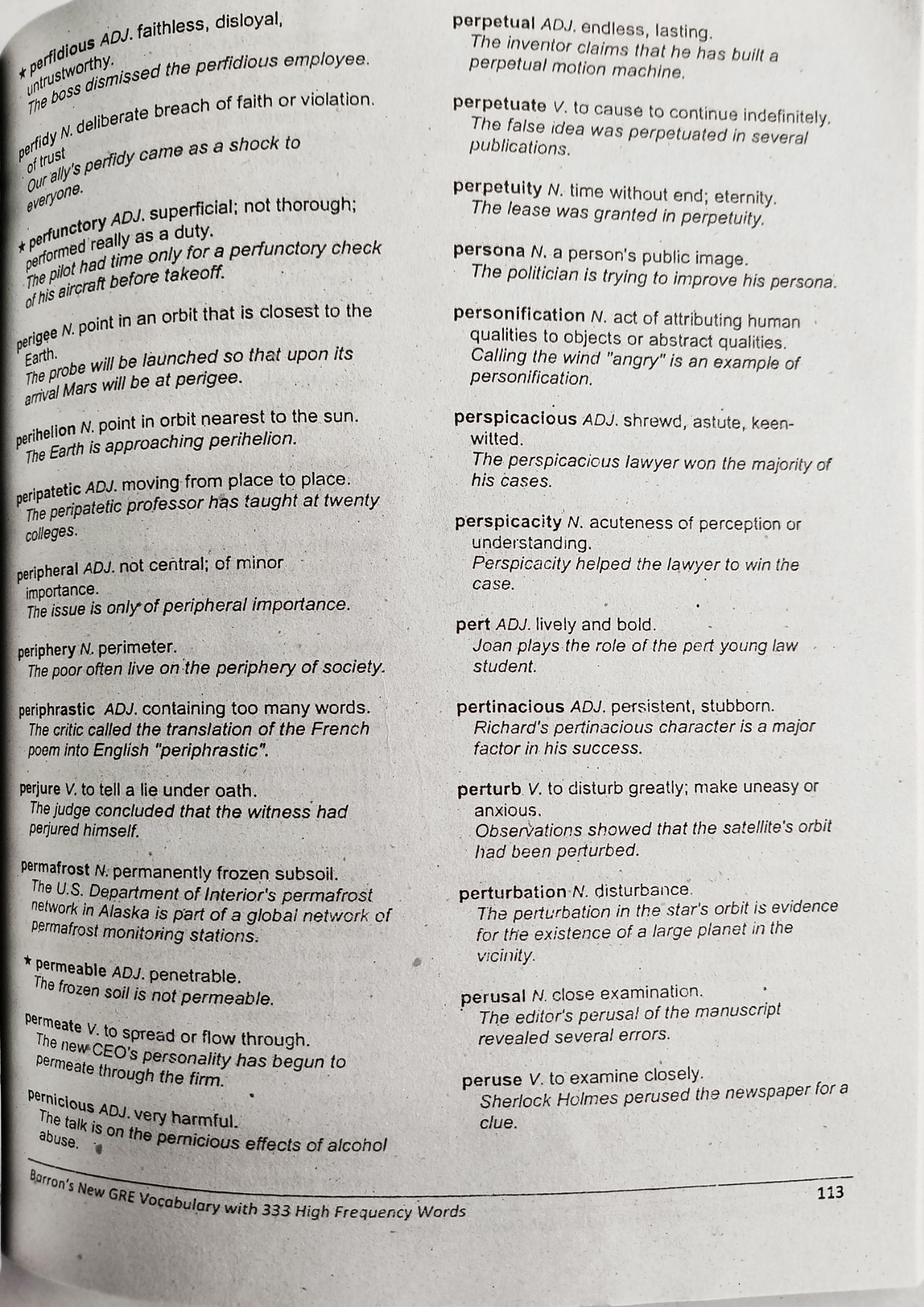 BARRON'S NEW GRE VOCABULARYplus(333 High Frequency). 