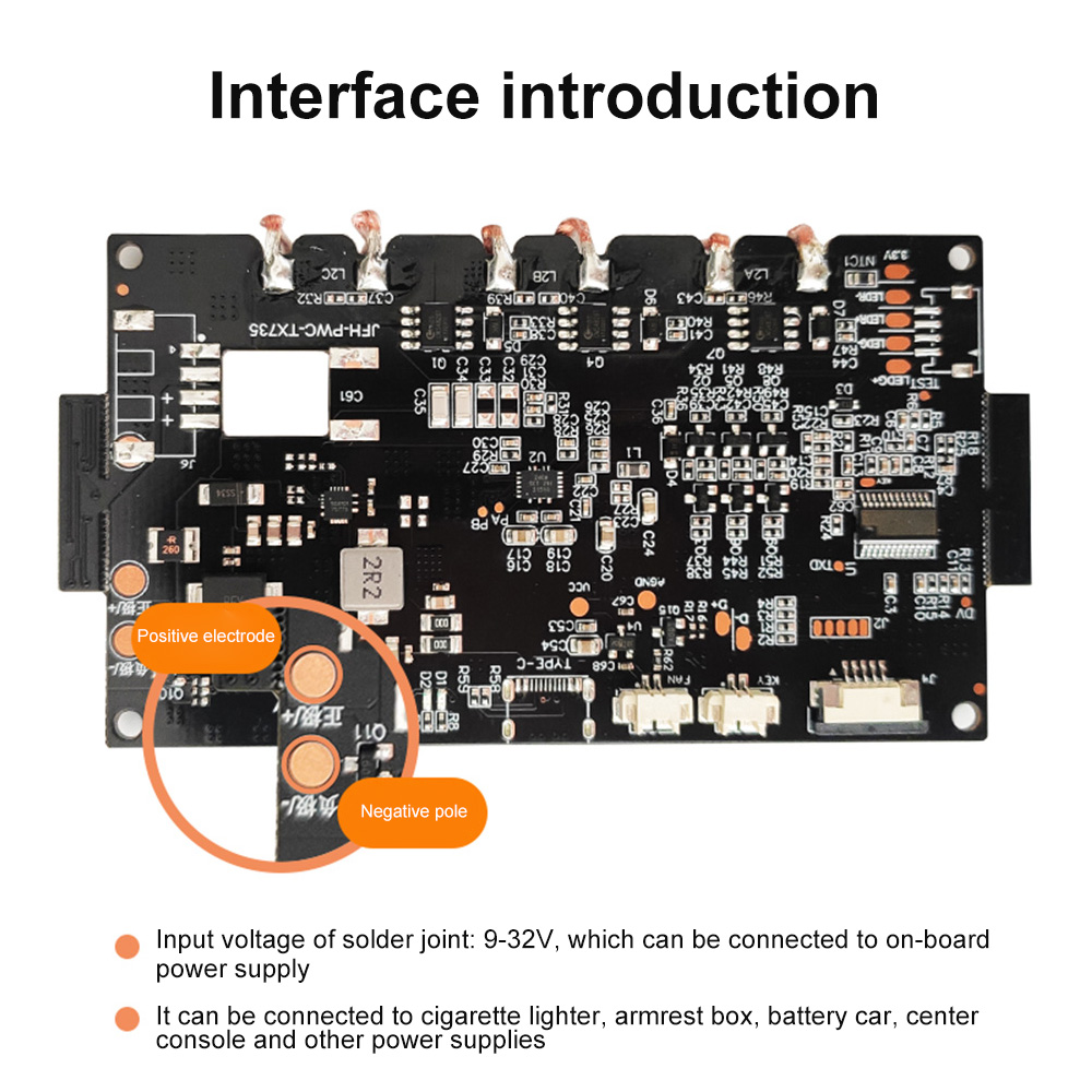 20W High Power 12V Quick Charging Wireless Charger Transmitter Module Universal 9-32V Wireless Charging Modules for Car Power. 