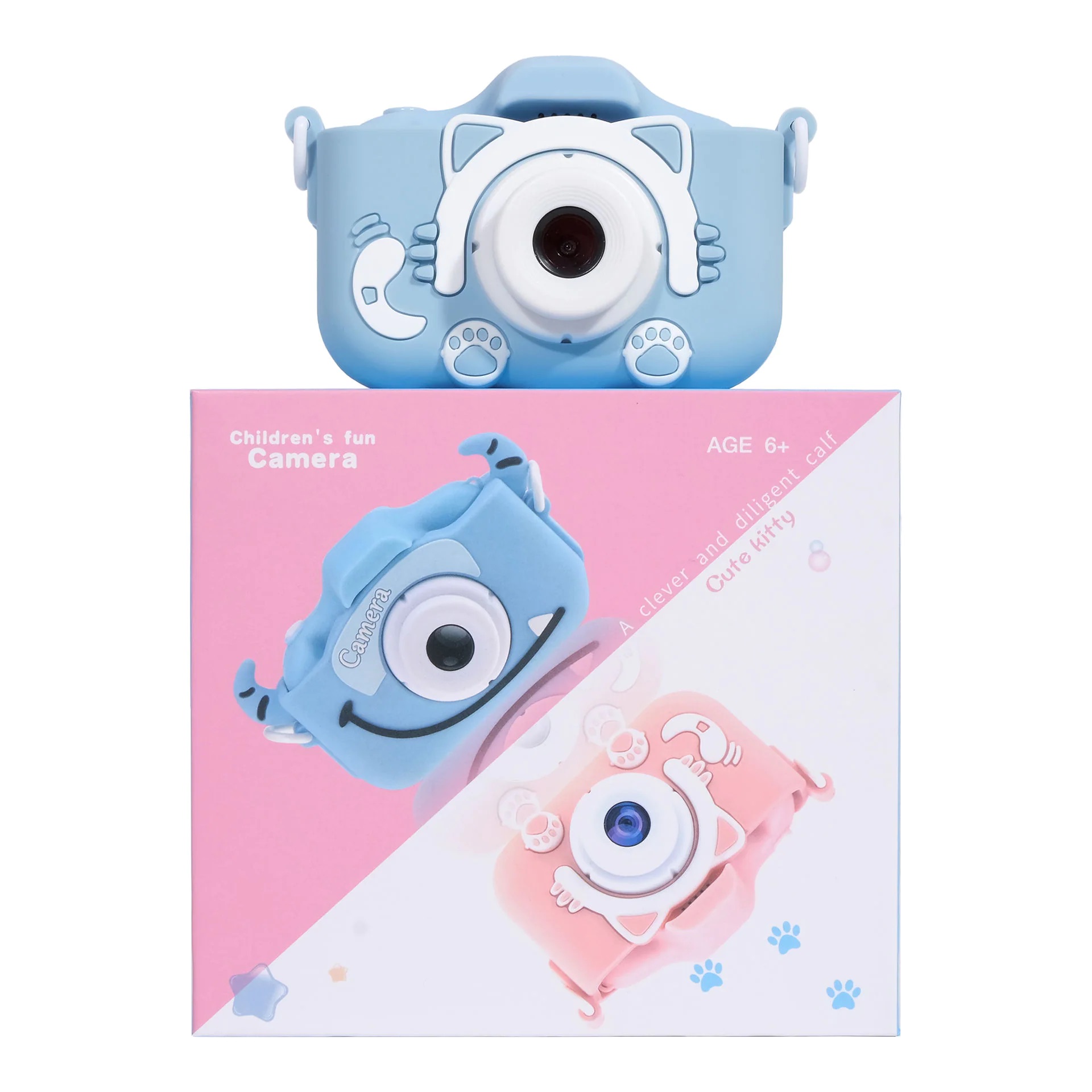 Digital Dual Camera for Kids with 2.0" Color Display Screen 12.0 Mega Pixels & 1080p HD video  & Micro-SD Card Slot for Children. 