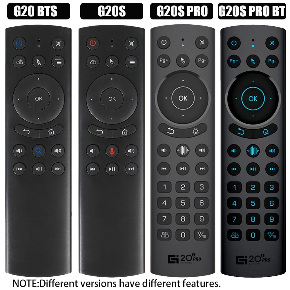 G20S Pro Voice Remote Control 2.4G Wireless Bluetooth  Air Mouse G20 BT Microphone Gyroscope IR Learning for Android Tv Box. 