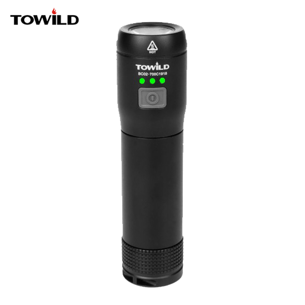 TOWILD BC02 700C Professional 700 Lumens Bicycle light flashlight camp light power bank folding cup bicycle Accessories. 