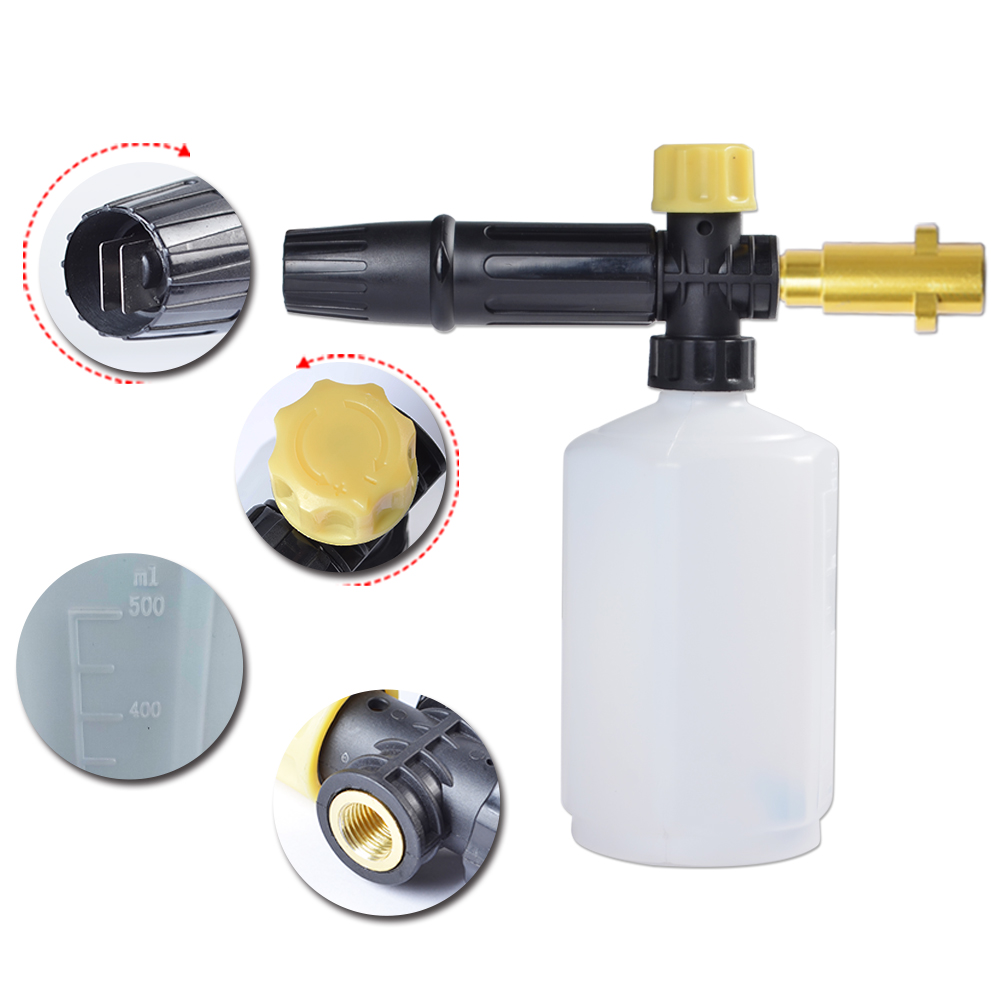 Car foam wash Snow foam lance foam nozzle foam cannon foam generator for Daewoo Hammer Karcher Huter Makita High Pressure Washer. 