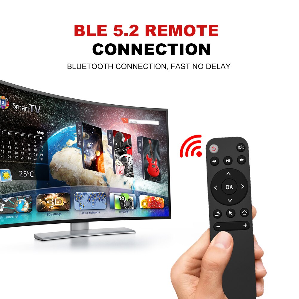 MT4 5.2 Smart Home Bluetooth Remote IR Learning Remote Controller Is Suitable for Controlling TV Box Computer Projector