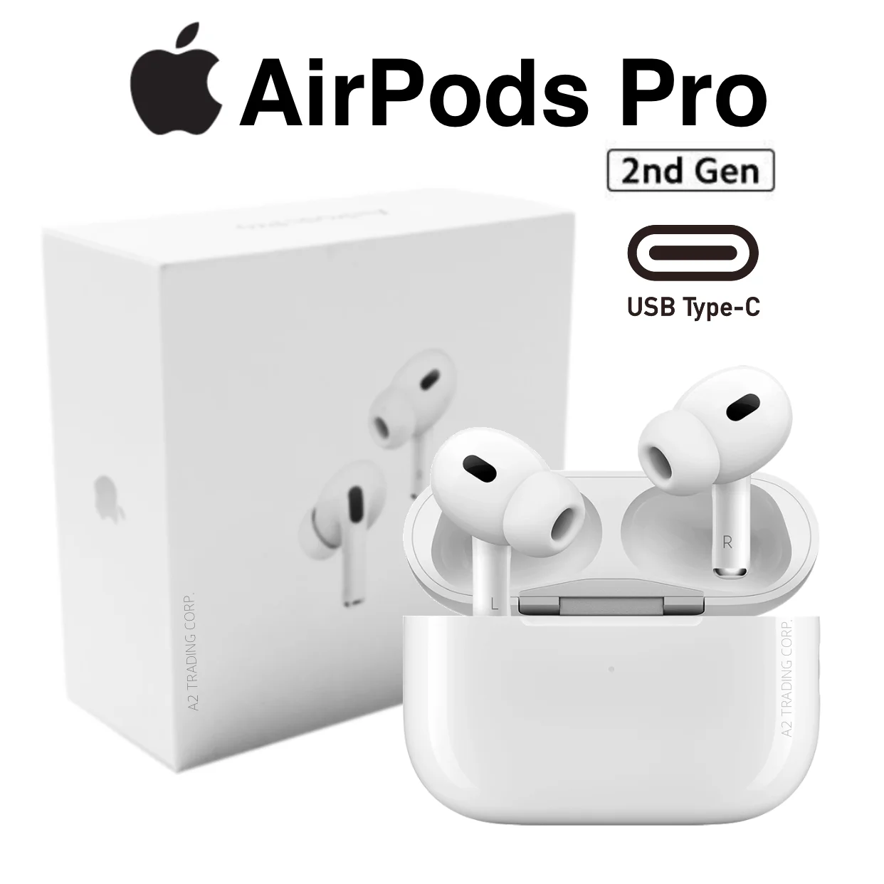 AirPods Pro 2nd Generation Specials Edition Dubai Wireless Earbuds - White