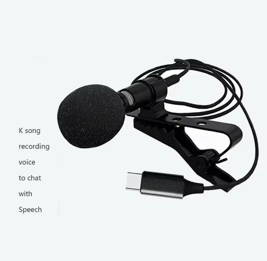 USB C Lavalier Lapel Microphone for Video Recording Mini Type C/3.5mm Clip-on Mic Plug Play Lav Mic for Android Phone PC Laptop iPhone sumsung Xiaomi OPPO dji osmo action camera Gopro action camera. 