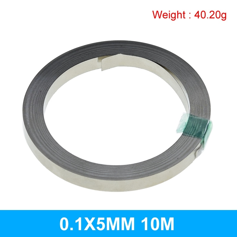 Nickel Strip 10m 18650 Liion Battery Nickel Sheet Plate Nickel Plated Steel Belt Connector Spot