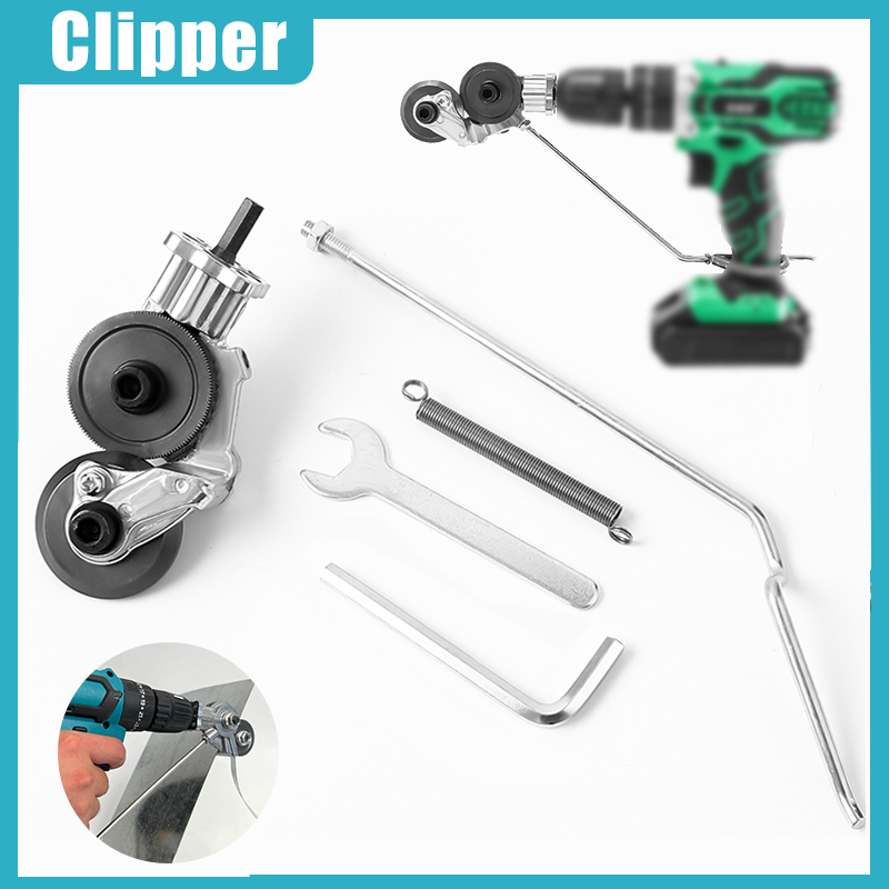 Electric Drill Convert Shears Plate Cutter Metal Sheet Cutter Tool Free ...