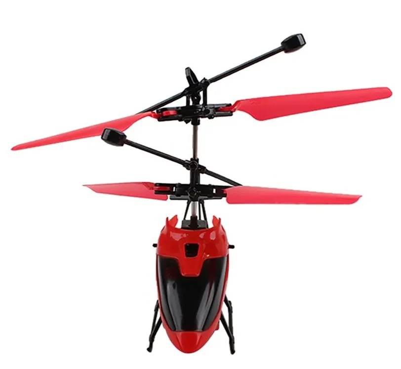 Rechargeable Helicopter with Remote Sensor – Remote Control Flying Toy. 
