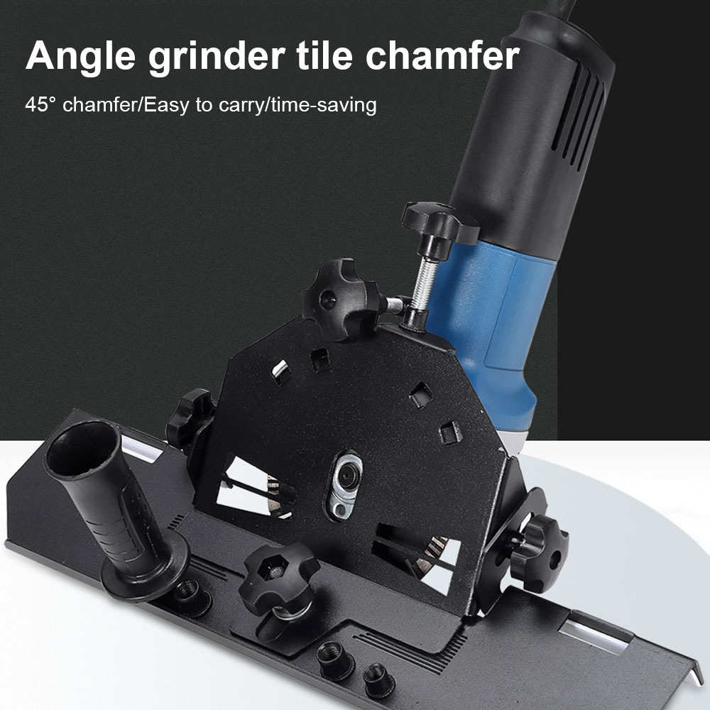 Metal Tiling 45 Degree Angle Cutting Tool Universal Ceramic Tile Cutter Seat Chamfer for Stone Building Tool Corner Cutting. 