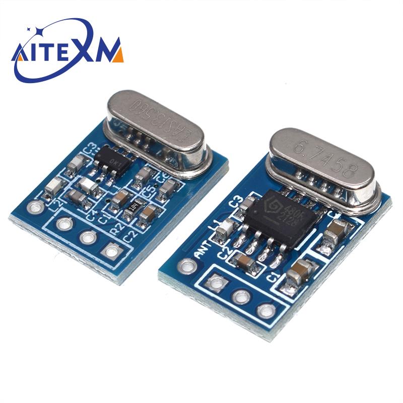 1Set 433MHZ Wireless Transmitter Receiver Board Module SYN115 SYN480R ASK/OOK Chip PCB for Arduino. 