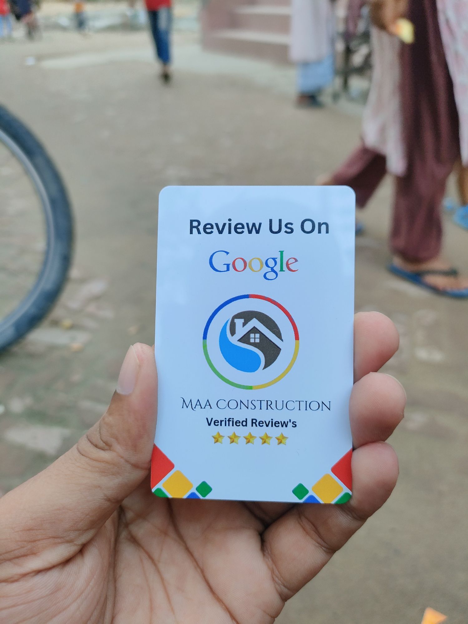 NFC Google Review Card , Customize Design Available Google Card For Your Company. 