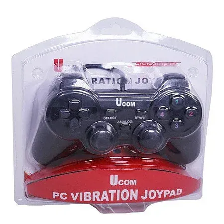 Ucom PC Vibration Joypad, a wired USB gaming controller for PCs