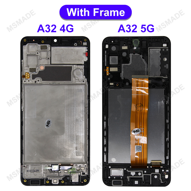 AMOLED For Samsung Galaxy A32 4G LCD SM-A325F SM-A325M Display Touch Screen Replacement For Samsung A32 5G Display SM-A326B. 