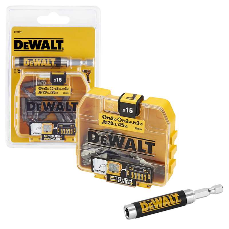 DEWALT Tool Attachment Collections Drill Bits Drive Corner Converter Adapter Fixer Hand Tool Accessories Series. 