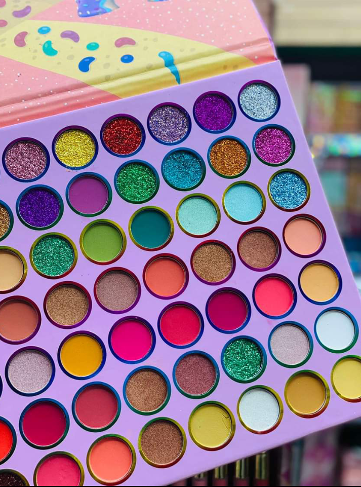 BILLIE Beauty 77 Color Eyeshadow Palette Matte Eyeshadow Glittery Eyeshadow Shimmer Eyeshadow Colorful Eyeshadow. 