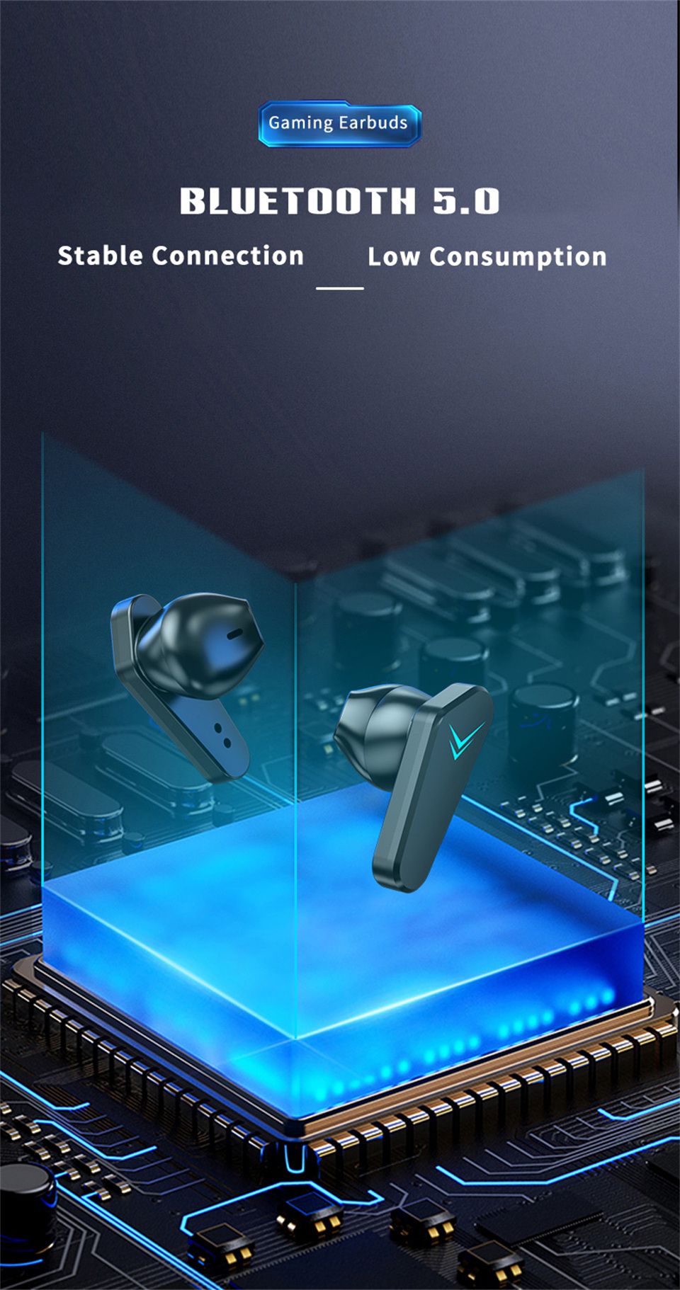 X15 TWS Wireless Earphone 5.3 bluetooth Headphone 65ms Low Latency Earbud Esport Gaming Headset Gamer With Microphone For Mobile. 