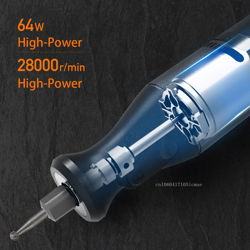 Worx WX106 8V Rotary Tool USB Charger Handle Cordless Mini Engraving Grinding Polishing Variable Speed Power Tool set + ACC. 