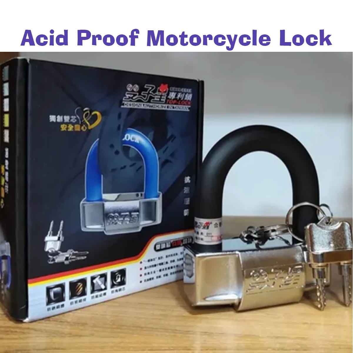 Acid Proof Bike Lock