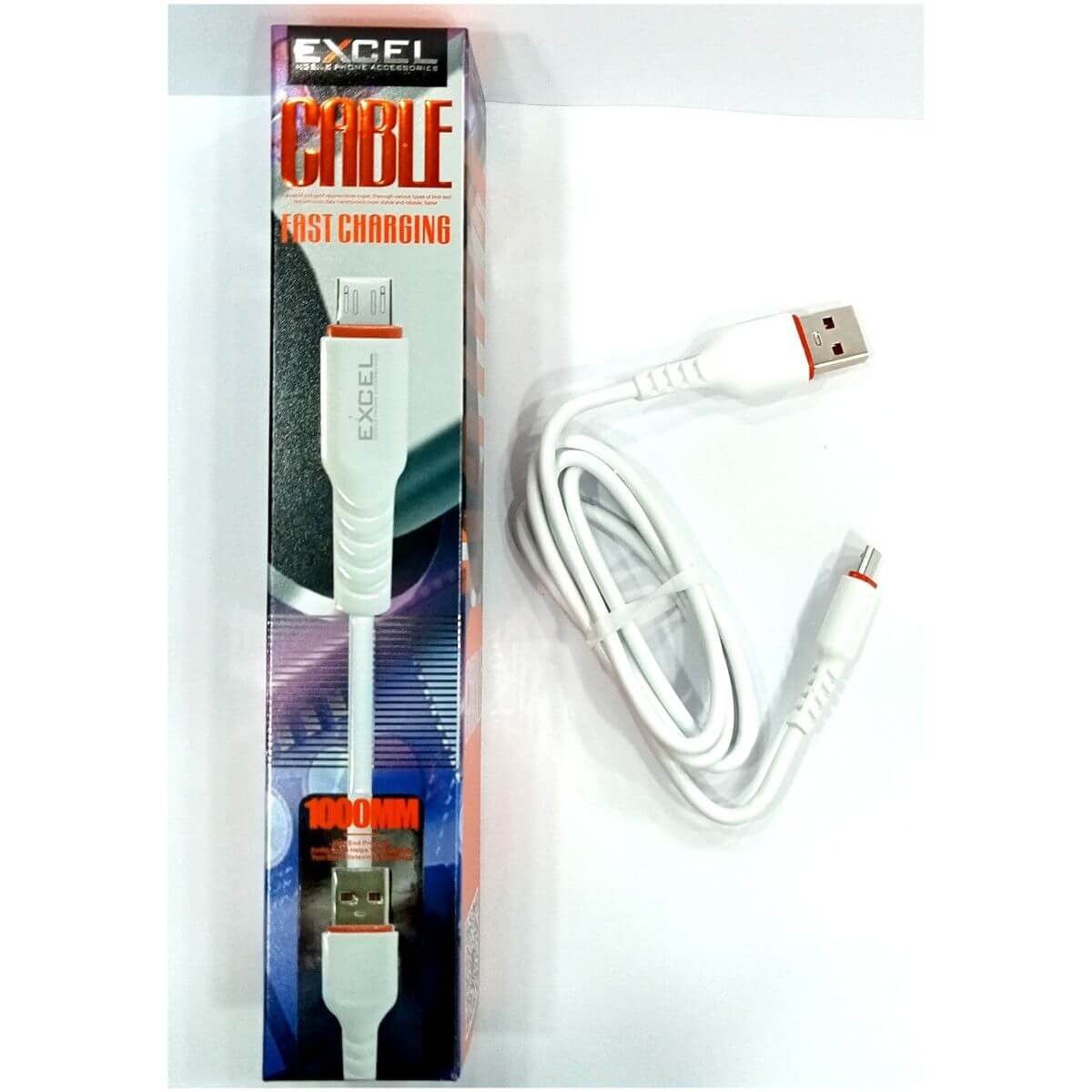 Excel Micro USB 2.1A Fast Charging Cable - Type B Data Cable