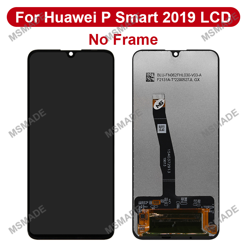 6.21" For Huawei P Smart 2019 LCD Display Touch Screen Digitizer Assembly For P Smart 2019 LCD POT-LX1 Replacement Part. 